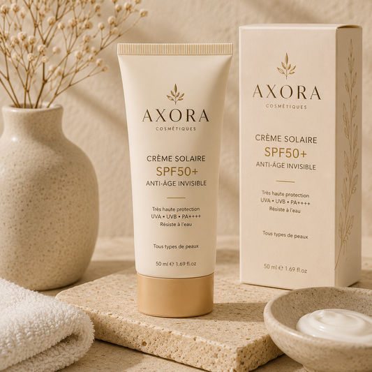 Crème Solaire SPF50+ Anti-Âge Invisible